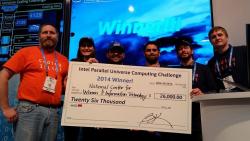 The Coding Illini were teh champions in the Intel Parallel Universe Computing Challenge at SC14.