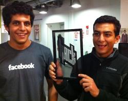 National Facebook Hackathon winners Islam and Hani Sharabash