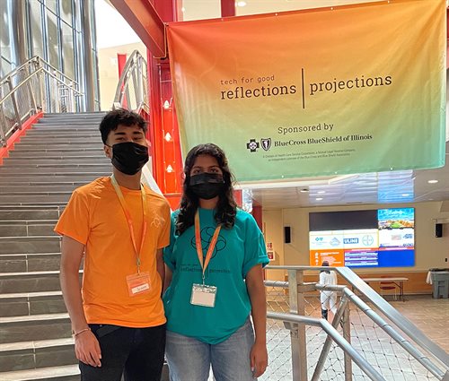 Student co-directors of Reflections|Projections 2021, Jasneet Thukral (left) and Shagun Varma 