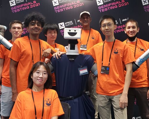 The AVATRINA robotics team at the XPRIZE semifinals