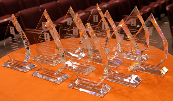 Illinois Computer Science Awards Trophies