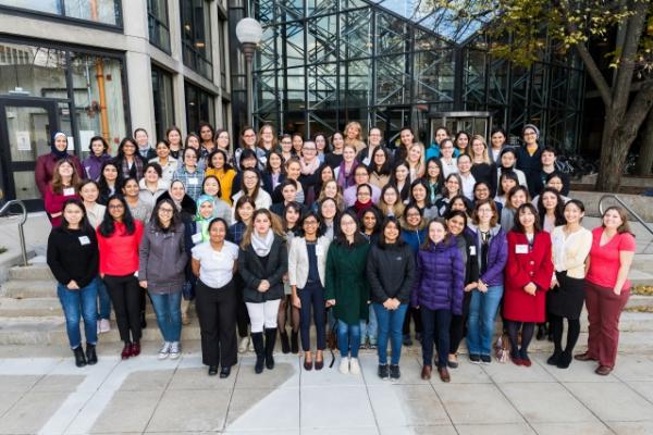 The Rising Stars in EECS Class of 2018 at MIT.  Photo: Justin Knight