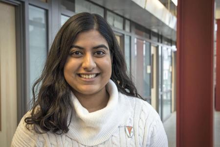 Shachi Solanki says that taking on student-leadership roles in Illinois Computer Science helped her find a home in the department.